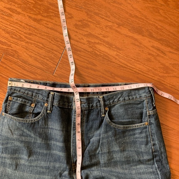 Levi's men's 569 straight leg blue jeans 38 x 34 actual 32 - Picture 10 of 10